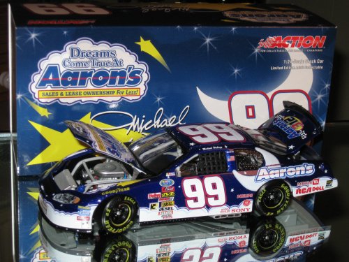 Micheal Waltrip 1:24 Aarons Rent to Own Diecast Car by Action