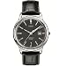 Timex 21752 Men's Round Silver-Tone Dress Watch with Black Genuine Leather Band - IN Attractive GIFT BOX