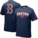 Nike Boston Red Sox Navy Blue Arched Date T-shirt