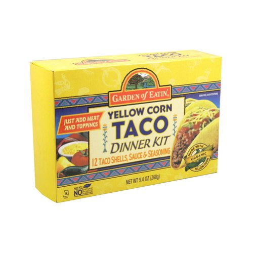 Garden Of Eatin Organic Yellow Corn Taco Dinner Kit, 9.4 Ounce -- 12 per case. 