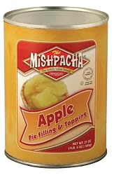 MISHPACHA Apple Pie Filling, 21-Ounce Tins (Pack of 6)