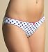 Cotton Rich Spot Print Scallop Trim Bikini Knickers