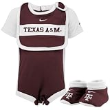 Nike Texas A&M Aggies Newborn Maroon Three Piece Gift Set