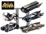 Set of 5 Hot Wheels Batmobile 1/50 Scale: 1966, Animated, Batcycle, Dark Night & Comic Book Batmobiles