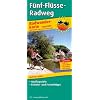 Radwanderkarte F�nf-Fl�sse-Radweg - Leporello-Falzung: Mit Ausflugszielen, Einkehr- & Freizeittipps, wetterfest, rei�fest, abwischbar, GPS-genau. ... reissfest, abwischbar, recycebar, GPS-genau