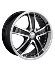 Veloche Velvet 565 Black Wheel with Machined Face and Lip (18x7.5"/10x112mm)