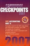 Cambridge Checkpoints VCE Accounting Unit 4 2007
 Unit 4 (Cambridge Checkpoints),
Tim Joyce