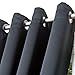 Best Home Fashion Thermal Insulated Blackout Curtains - Antique Bronze Grommet Top - Black - 52