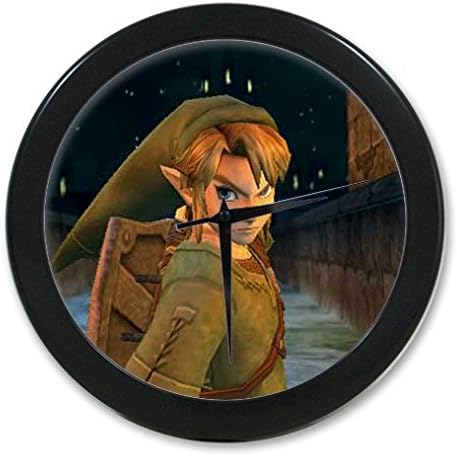 Personalized Custom the Legend of Zelda series 9.65" elegant wall clockfor Home Decoration And Unique Gift/ Black Frame