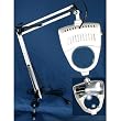 White Swing Arm Lighted Bench Magnifier Jewelers Tool
