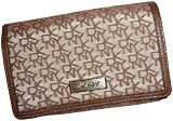 Women's DKNY Signature Logo Wallet T&C Classics Chino/Brown