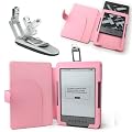 Forefront Cases NEW KINDLE 4 Pink Leather Case Cover with LED NIGHT READING LIGHT For New Amazon Kindle 4 / Wi-Fi 6" / Latest Generation October 2011 / New Kindle 4 WiFi
