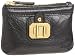 Juicy Couture Leather Turnlock Key Coin Pouch Black