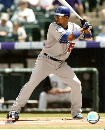 Rafael Furcal Dodgers Batting 8x10 Photo