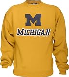 Michigan Wolverines Gold Guardian Crewneck Sweatshirt