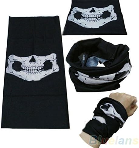 2pc.Set Call of Duty Skull Bandana Bike Neck Face Mask Paintball Ski Sport Headband. Sport:S1
