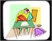 Mouse Pad with dog, writing, training, pet, table