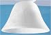 Westinghouse Lighting 81250 Neckless Ceiling Fan Light Shade in Frosted White Swirl