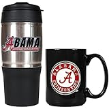 College 18 oz Travel Mug and 15 oz Ceramic Mug Set