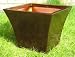Bronze Zinc Low Tapered Planter 22x27cm