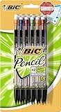 BIC Mechanical Pencil with Metallic Color Barrels 0.7mm 18ct, Black BIC Mechanical Pencil with Metallic Color Barrels 0.7mm 18ct, Black