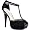 Steve Madden Women's Maagie Open-Toe Pump,Black Suede,9.5 M US