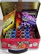 New Disney Cars Tin Box and Stamps Set