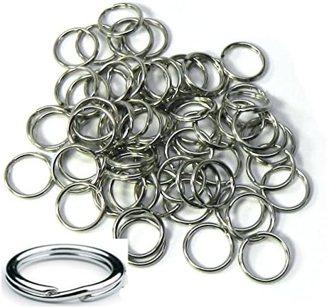 95 Split Ring Fishing Lure, Connectors Stainless Steel Made in the USA (13.77mm Outside 0.542 In)