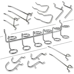 Neiko 50-Piece Peg Board Set - Organize Garage and Workshop!