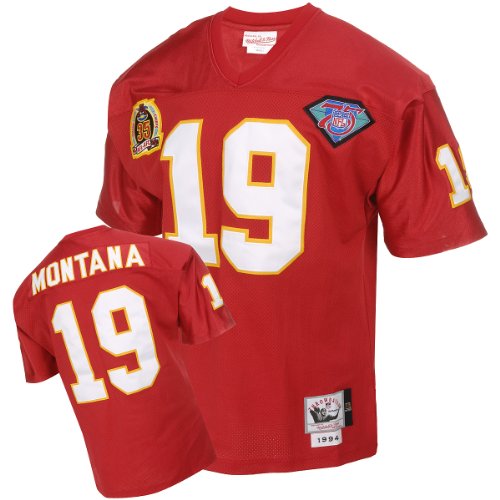 Mitchell & Ness Kansas City Chiefs 1994 Joe Montana Authentic Throwback Team Color Jersey Size 56