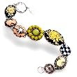 Vintage Inspired Cameo Flower Bracelet by Randall Johnson - VE81B RJB