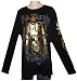 Men's Ed Hardy T-Shirt Long Sleeved Gothic Black Available in Several Sizes