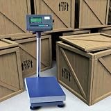 Industrial Shipping Bench Floor Scale Digital 440lb Capacity Industrial Shipping Bench Floor Scale Digital 440lb Capacity