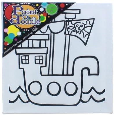 PaintaDoodle 12x12 Pirate Ship