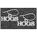 Logo Art Arkansas Razorback Sterling Silver Team Font Dangle Earrings