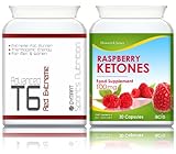 T6 Red Extreme 90 Capsules + FREE Raspberry Ketones 30 Capsules - Max Strength Thermogenic T6 Fat Burners for Men or Women - Diet Slimming Pills for Weight Loss, Suppress Appetite, Increased Metabolism and Increased Energy