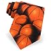 Basketball Fever by Wild Ties black polyester ties