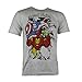 Marvel Mens' Marvel Comics Grey Multi Character T-Shirt