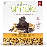 Zone Perfect Perfectly Simple Nutrition Bar, Roasted Cashew and Dark Chocolate, 1.41 oz, 30 Count