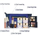 Estee Lauder 2014 Bloomingdales 7 Pieces Gift Set Advanced Night Repair Cream 6-shade Eyeshadow and More Plus Chic Clutch Cosmetic Bag