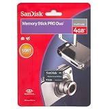 SanDisk Memory Stick Pro Duo Speicherkarte 4GB (Retailverpackung)von "SanDisk"