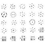 SHANY 2012 Nail Art Nailart Polish Stamp Stamping Manicure Image Plates Accessories Set 25pcs with Instruction