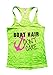 Womens Burnout Boat Hair Dont Care Work Out Tanktop Summer Lake Tank Top