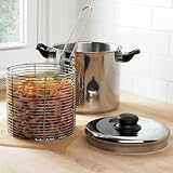 Brylane Home Stove-Top Deep Fryer (STAINLESS STEEL,0)