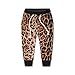 Baby Girls Floral Fleece Hoodie+ Floral Pant Leggings 2 Piece Outfits Set (12-18M, Leopard)