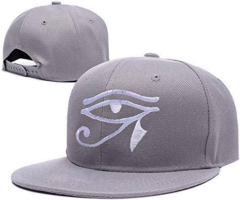 Carrie Egyptian Hieroglyphic Eye of Horus Adjustable Snapback Embroidery Hat Cap