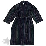 Striped Micro Cozy Bath Robe for Men