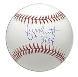 George Brett Autographed Baseball with 3154 Inscription