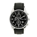 Fossil Herren-Armbanduhr Analog Leder schwarz Arkitekt Dress FS4310