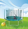 Duplay top UK brand 12ft Trampoline with Safety Net Enclosure made from ultra high quality weather resistant UV ray protected material - Fully TUV, CE and EN71 Safety Approved